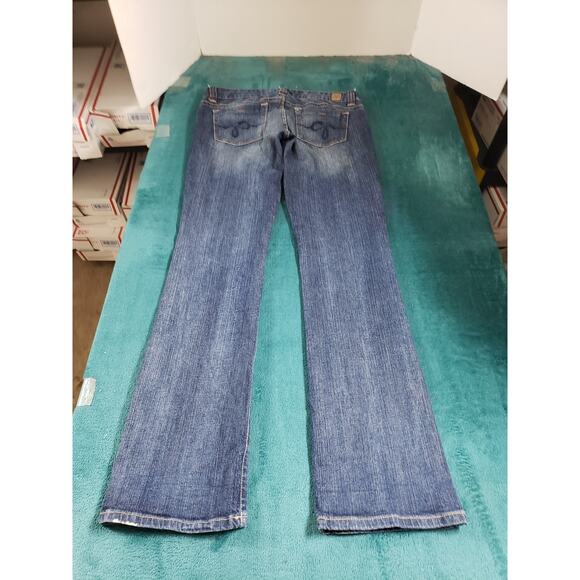 Guess Jeans Size 29 Womens Blue Pants Stretch Denim Mid Rise Bootcut - Picture 11 of 14
